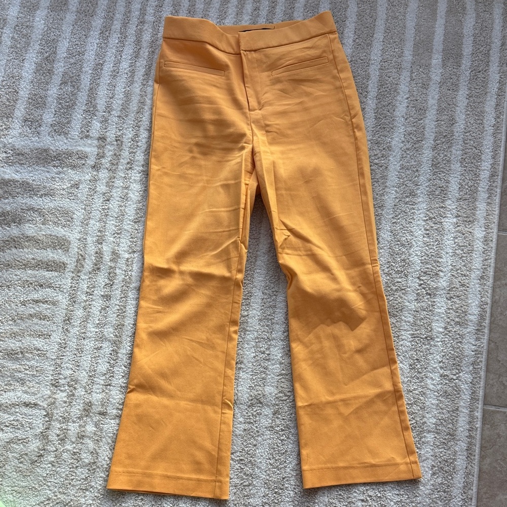 Zara Stylish Orange Flared Pants
